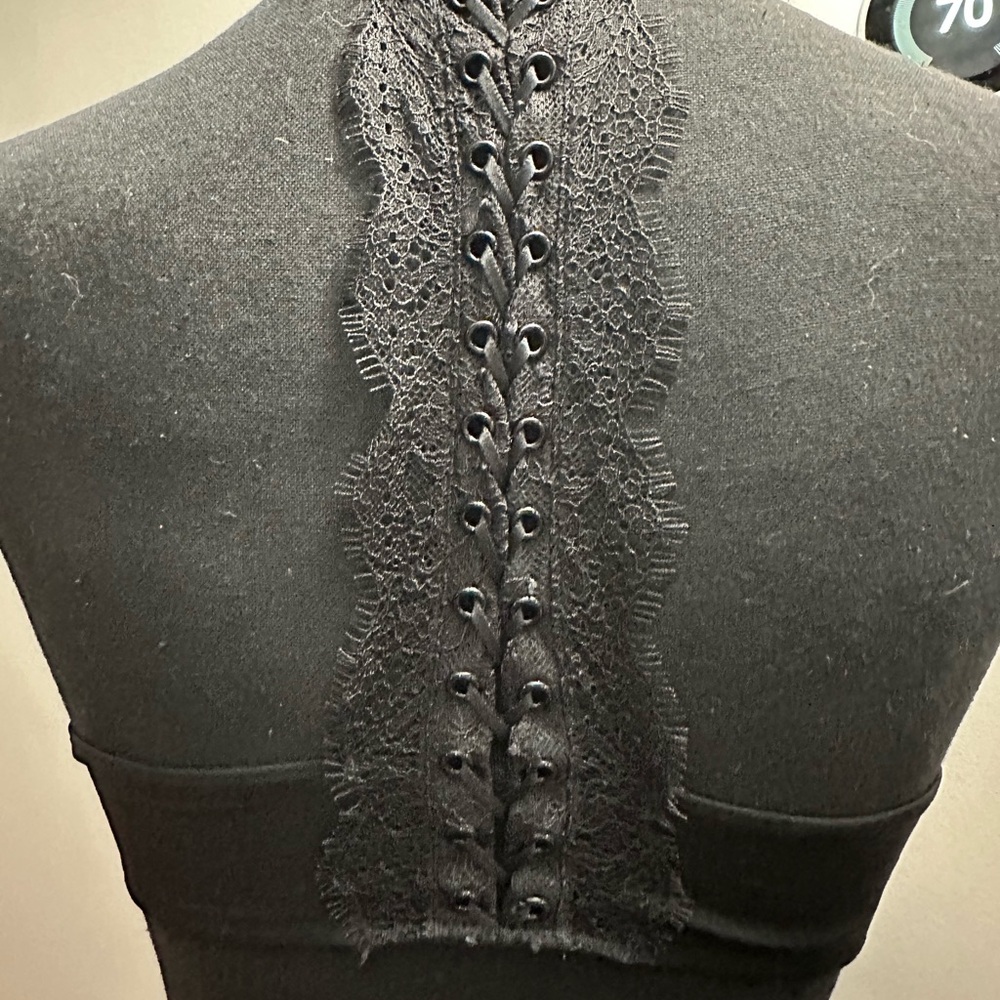 Victoria's Secret Black Lace Racerback So Obsessed - Picture 9 of 9